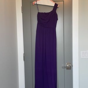 J. Crew one shoulder formal dress